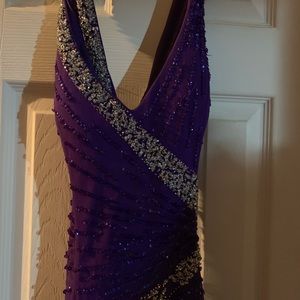 Purple jewel gown